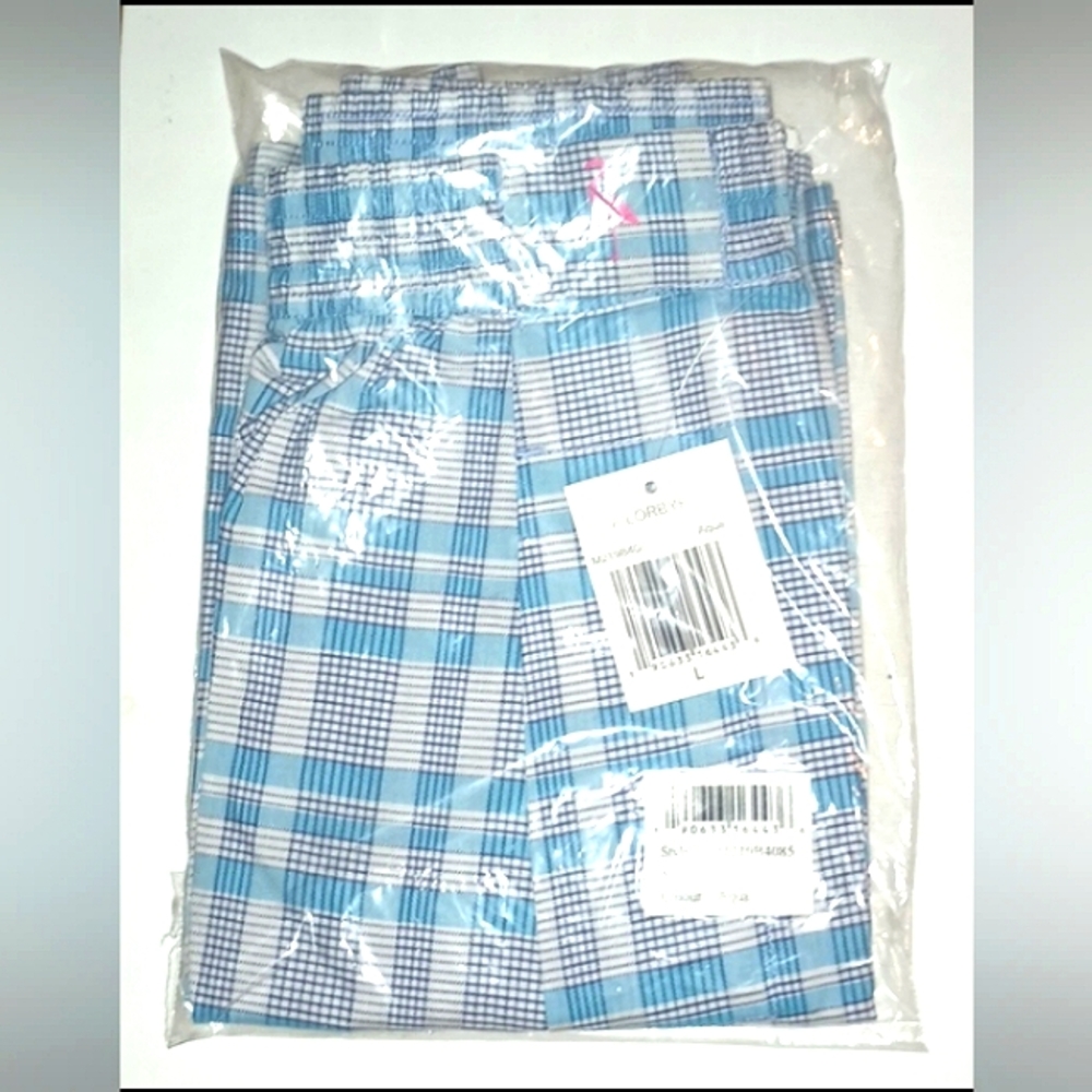 TAYLOR BYRD PLAID AQUA MEN BOXERS